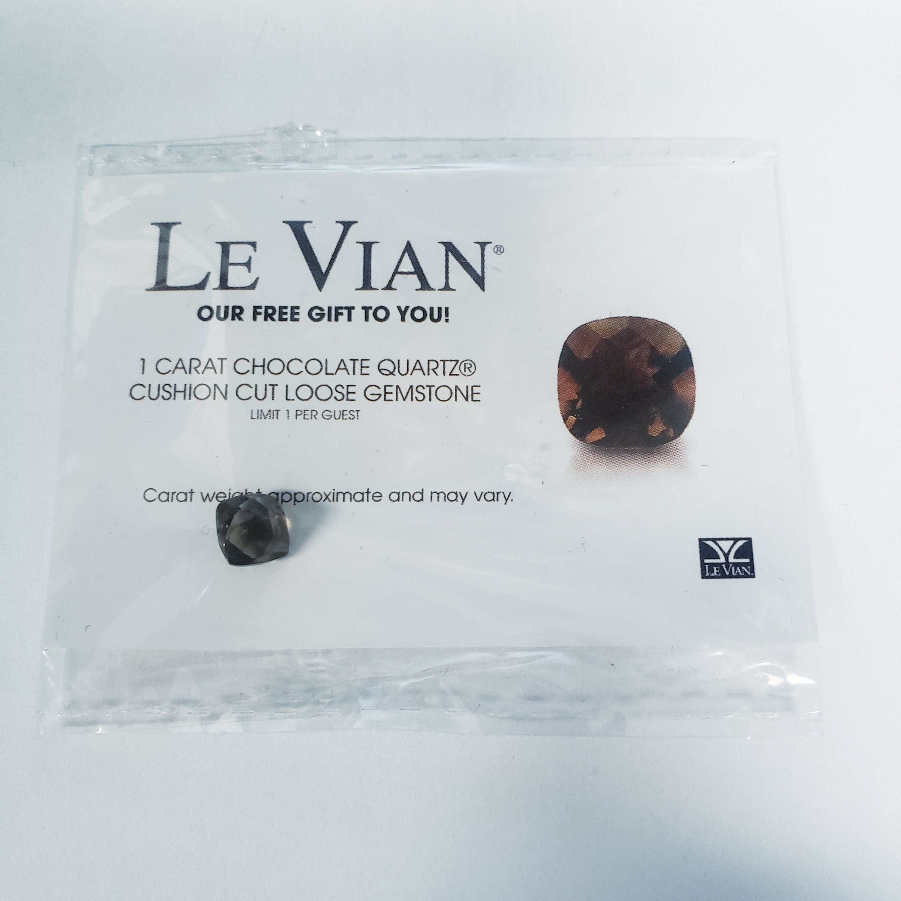 Levian Chocolate Quartz Cushion Cut Gemstone